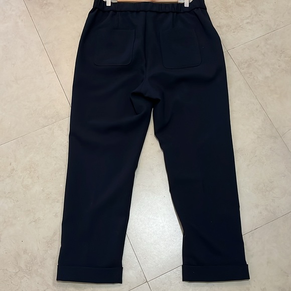 Anthropologie Maeve navy blue cuffed dress pants - Picture 2 of 9